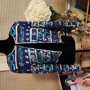 Silk beaded jacket